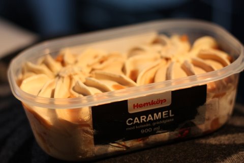 Hemköp Caramel - Glasskoll.se Photo by Glassmannen